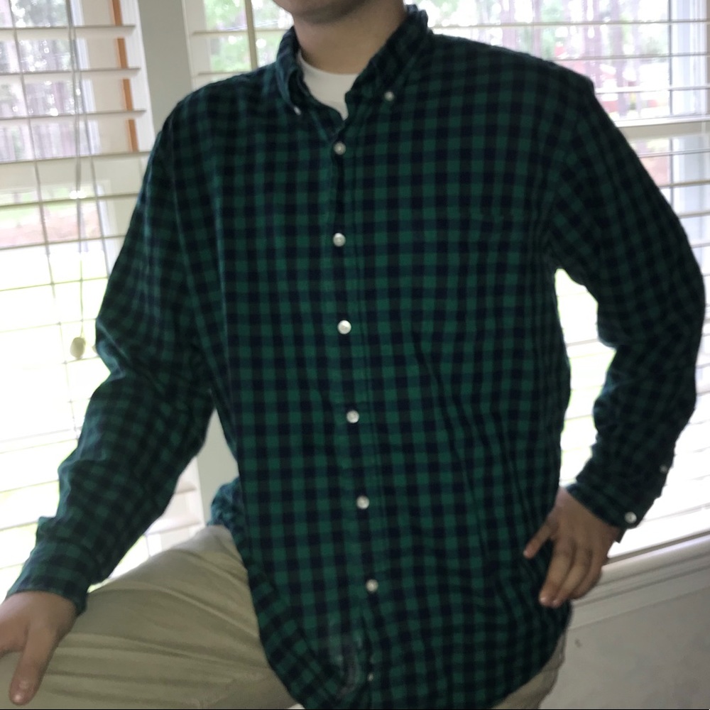 men’s long sleeve button up